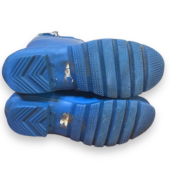 HUNTER blue tall rain boots - Picture 5 of 8
